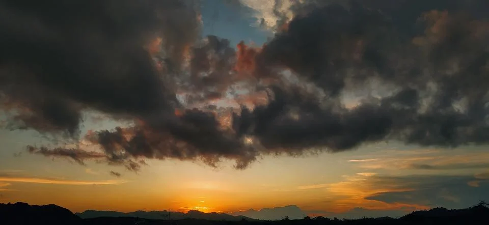 Dark clouds Stock Photos