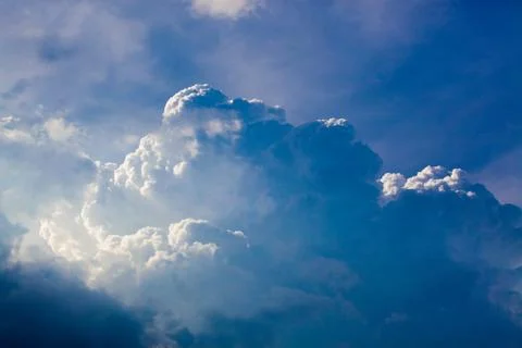 Dark clouds before rain - overcast Foto stock