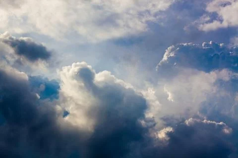 Dark clouds before rain Stock Photos