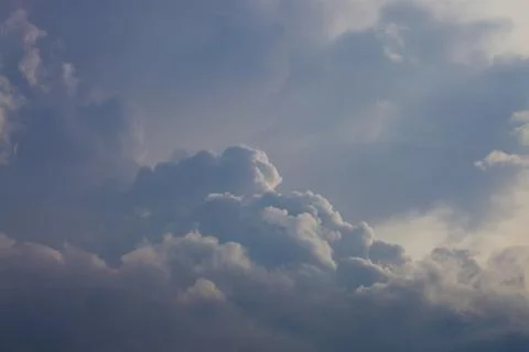 Dark clouds before rain Foto stock