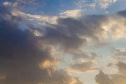 Dark clouds before rain Stock Photos