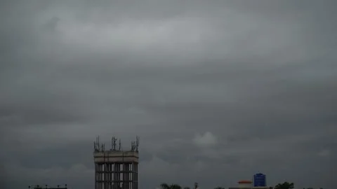Dark Clouds in Rainy Weather 1 Stock Footage 245564772