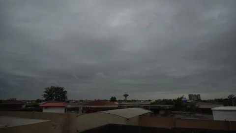 Dark Clouds in Rainy Weather 2 Stock Footage 245564746