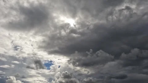 Dark Clouds Rolling In Stock Footage 311384299
