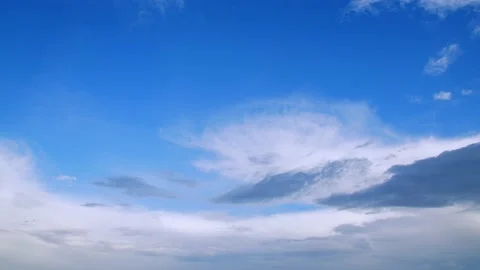 Dark clouds rolling in on a spring day. 4k60p Stock Footage 132223163