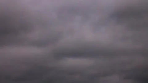 The dark clouds that rush forward to right side quickly before the typhoon storm Stock Footage 278178007