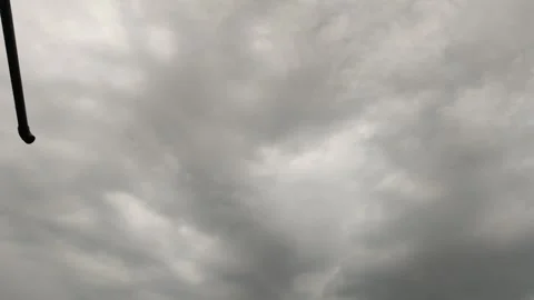 Dark clouds in the sky Stock Footage 272142421