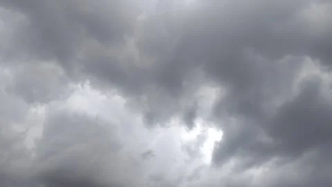 Dark Clouds in The Sky Stock Footage 296219428