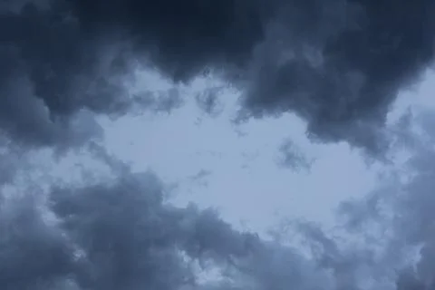 Dark clouds in the sky Stock Photos