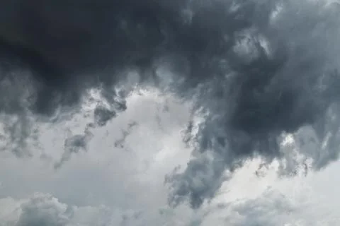Dark clouds in the sky. Stock Photos