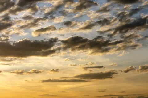 Dark clouds in the sky Stock Photos