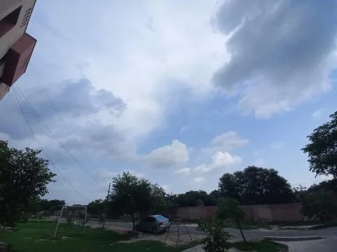 Dark clouds in the sky Stock Photos