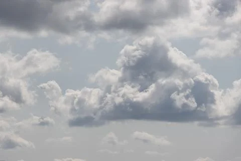 Dark clouds in the sky Stock Photos