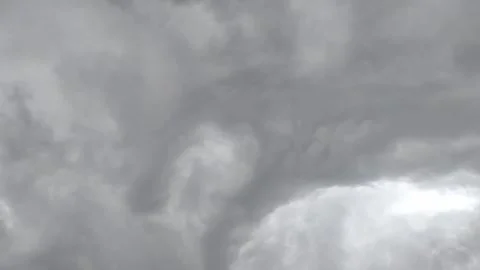 Dark Clouds in The Sky Before The Rain Stock Footage 317993269