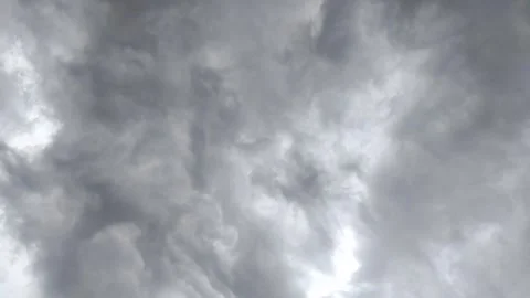 Dark Clouds in The Sky Before The Rain Stock Footage 317994102