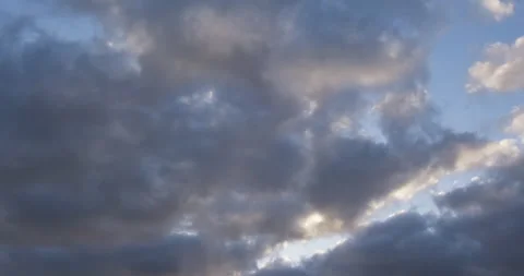 Dark clouds in sky time lapse Stock Footage 275515440