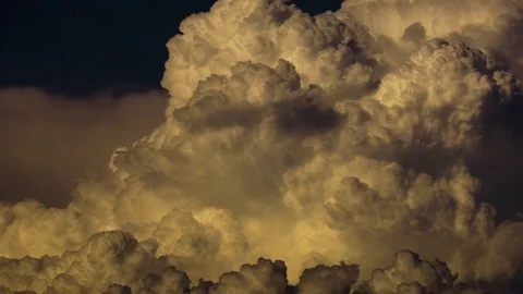 Dark Clouds Stirring Stock Footage 78769514