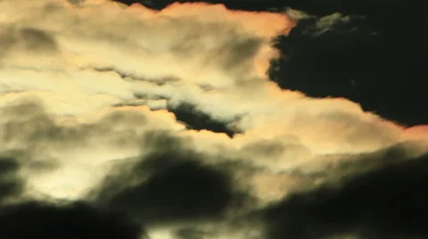 Dark clouds structure Stock-Footage 45640051