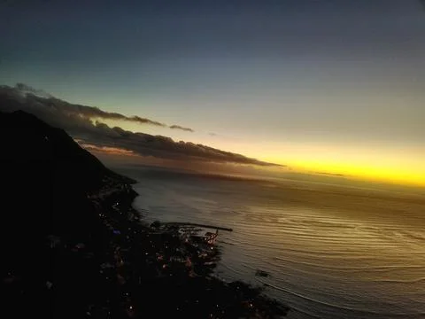 Dark Clouds Sunset 写真素材