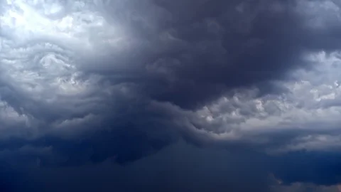 Dark Clouds Time Lapse  Stock Footage 113979650