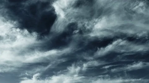 Dark clouds timelapse. Clear cloud. beautiful clouds. rain clouds 4K video Stock Footage 220721152