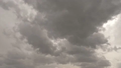 Dark clouds timelapse flowing clouds Rain clouds clean and flowing. 4K video Stock Footage 239408224