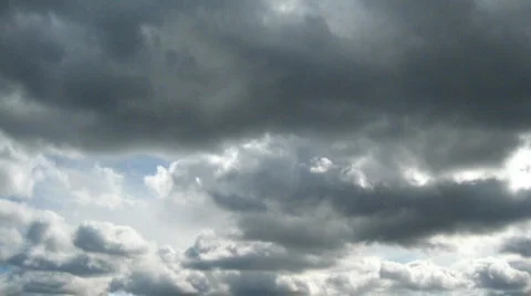  dark clouds timelapse Stock Footage 698989