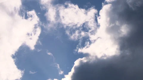 Dark Clouds Timelapse Stock Footage 37348376