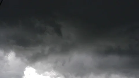 Dark clouds timelapse Stock Footage 99116936