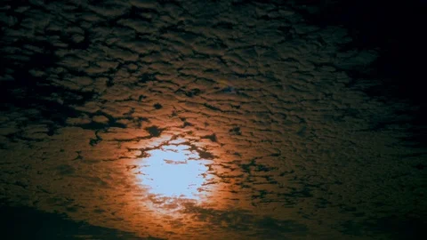 Dark Clouds Timelapse Stock Footage 103208341