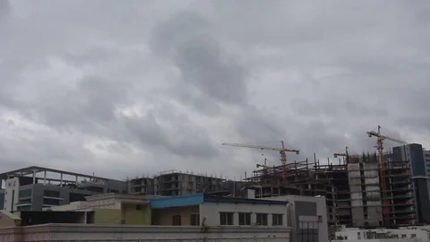 Dark Clouds Timelapse Stock Footage 113741165