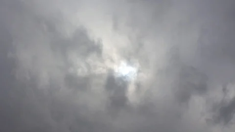 Dark Clouds Timelapse Stock Footage 113741173