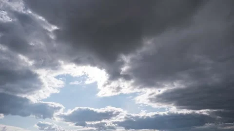 Dark Clouds Timelapse Stock Footage 293742219