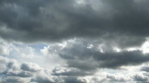Dark clouds timelapse two Stock Footage 699027
