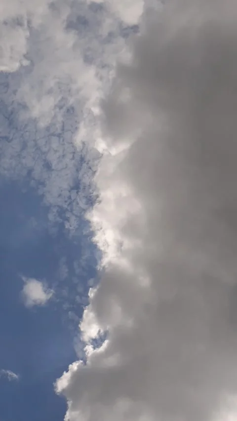 Dark Clouds, Vertical Stock Footage 235341161