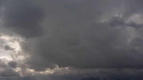 Dark clouds wather timelapse Stock Footage 84418119