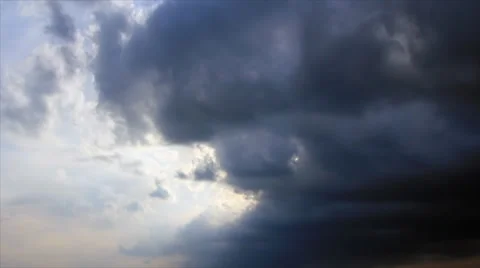 Dark cloudscape Stock Footage 34762344
