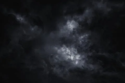 Dark cloudspace with stormy clouds Stock Photos