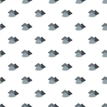 Dark cloudy pattern seamless Stock Illustration
