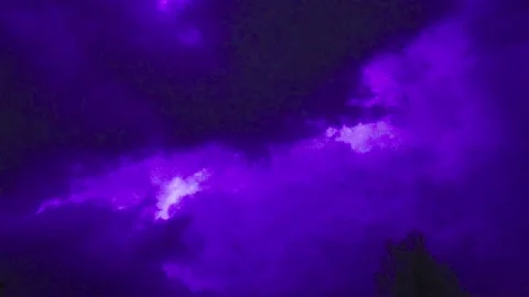 Dark cloudy sky with dramatic lighting and movement Stock Footage 334098627