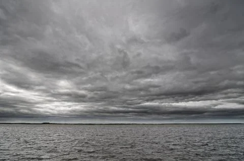 Dark cloudy sky Stock Photos