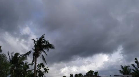 Dark Cloudy Sky Stock Photos