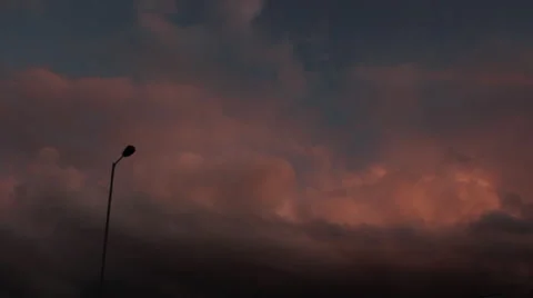 Dark cloudy timelapse Stock Footage 51731191