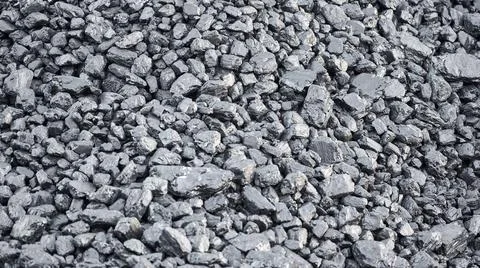 Dark coal for background, template, close up Stock-Fotos