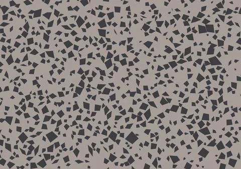 Dark color terrazzo texture on grey brown background. Modern abstract mosai.. Stock Illustration