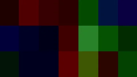 Dark Color Tiles Gradient Mosaic Background Loop Video stock 130175401