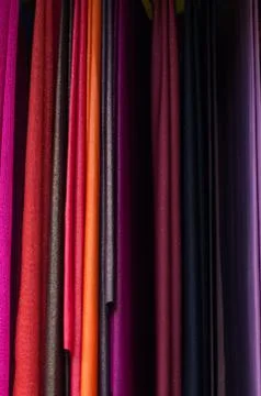 Dark colored fabric Foto stock
