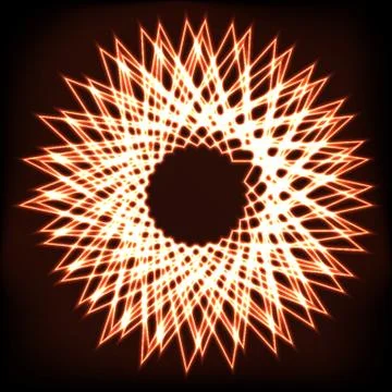 Dark Colorful light effect. Vector Illustration Illustrazione stock