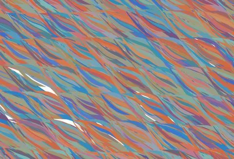 Dark colorful vector pattern with bent lines. 스톡 일러스트