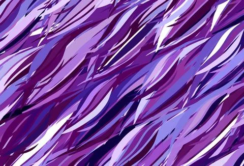 Dark colorful vector pattern with curved lines. 스톡 일러스트